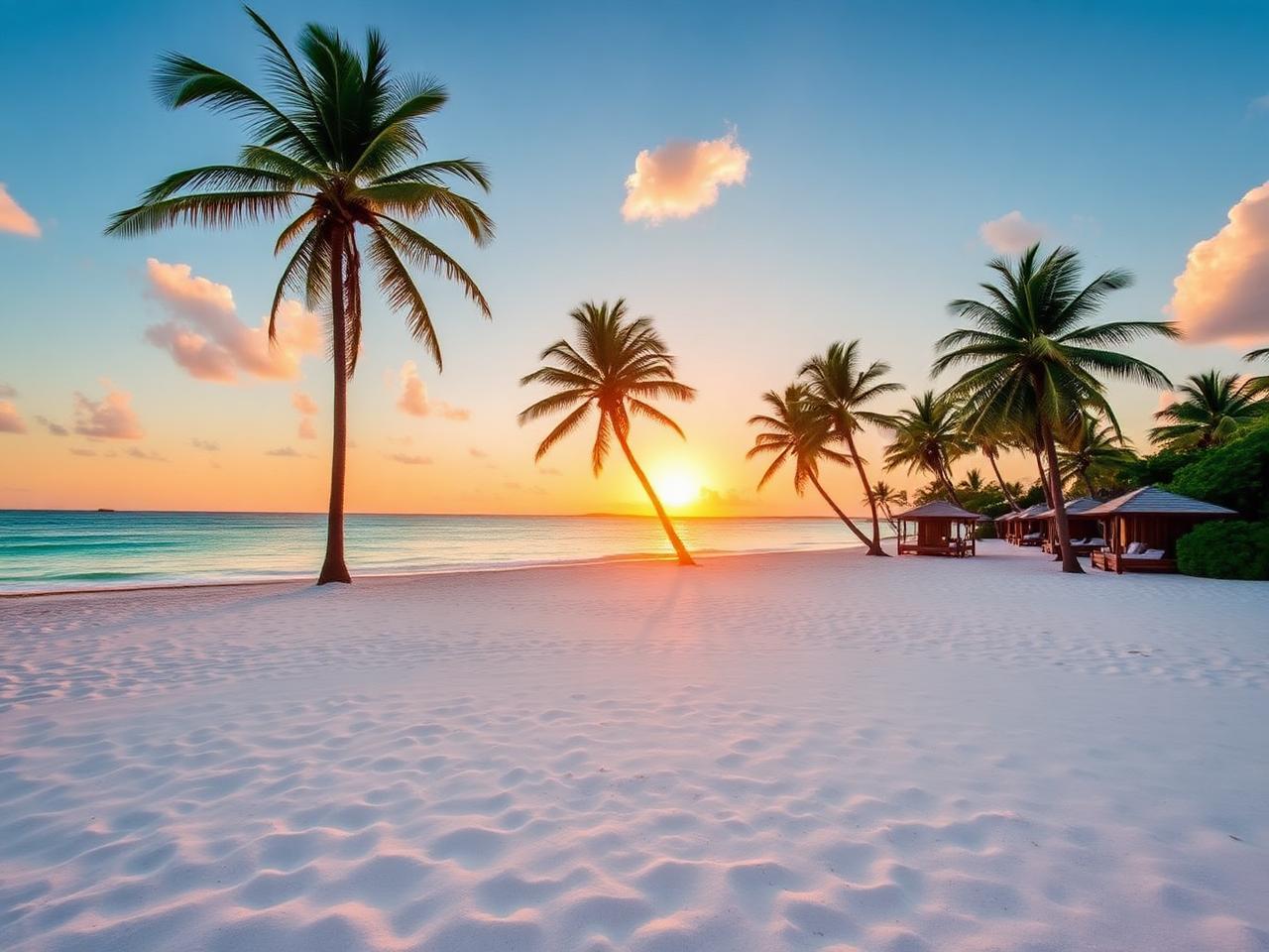 Private white-sand beach